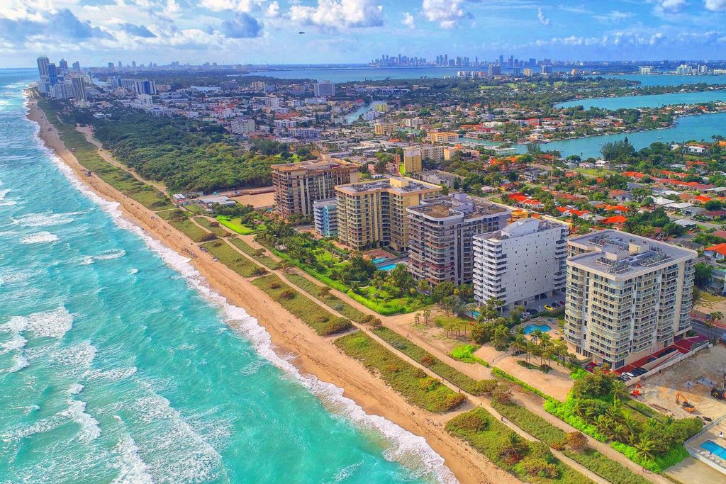 Surfside Beach, a little bit North of North Beach in Miami