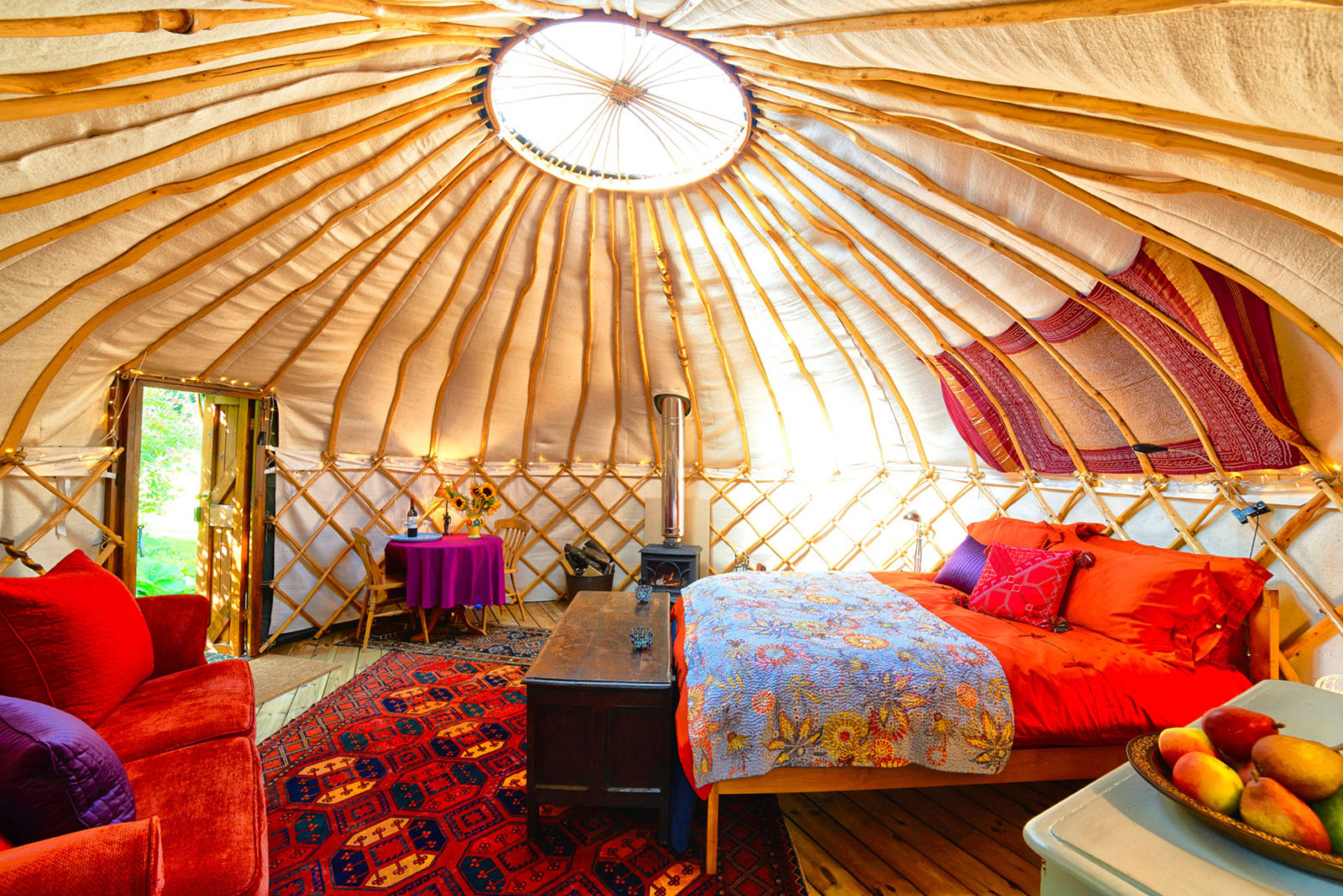 Overnachten in een Yurt in Californië