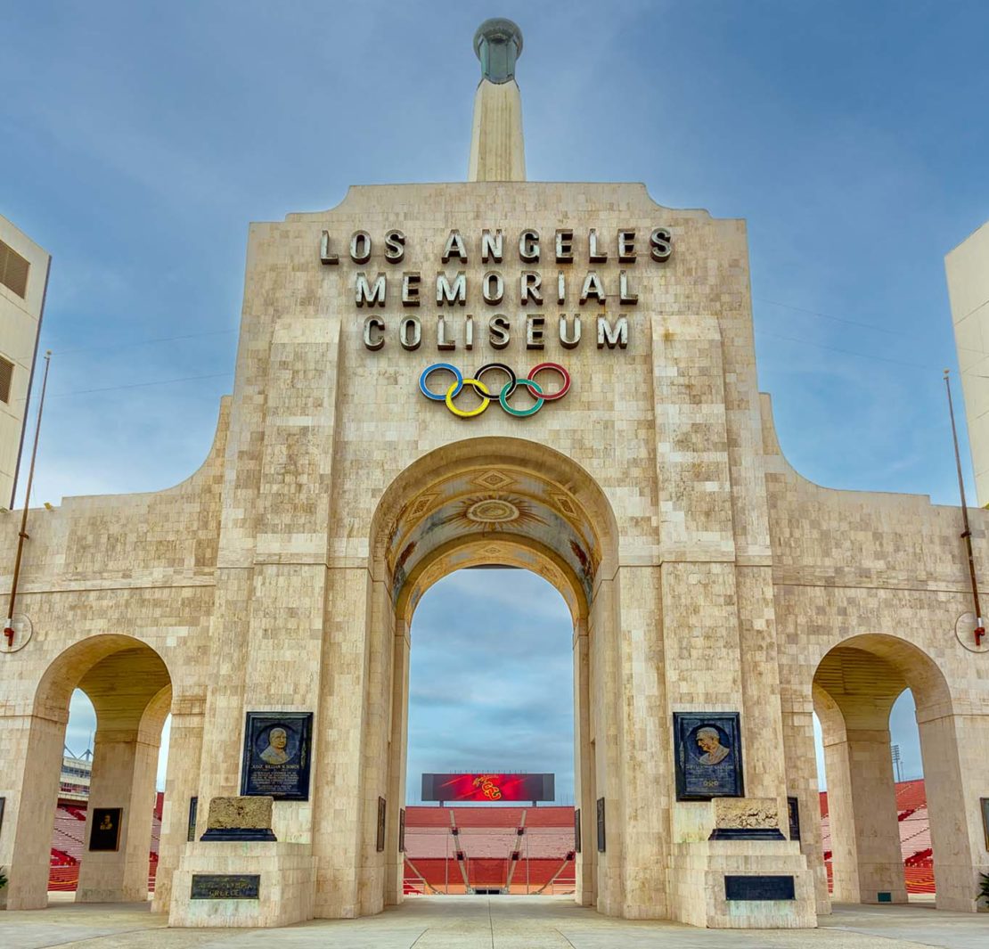 Het Olympisch stadion van Los Angeles