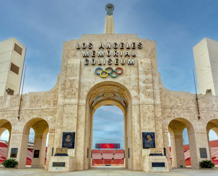 Het Olympisch stadion van Los Angeles