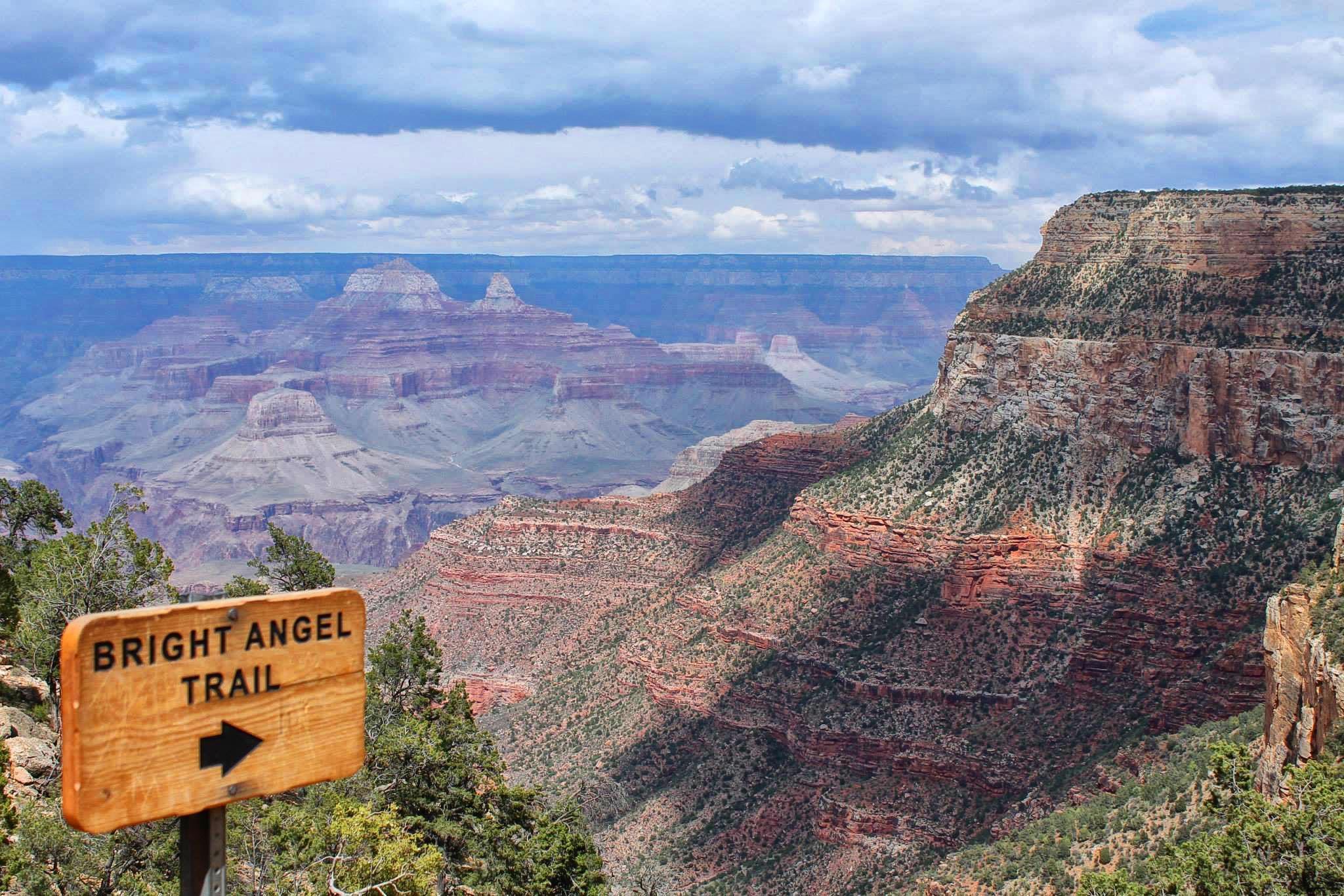 Bright Angel Trail in de Grand Canyon