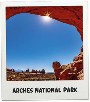 Arches National Park polaroid