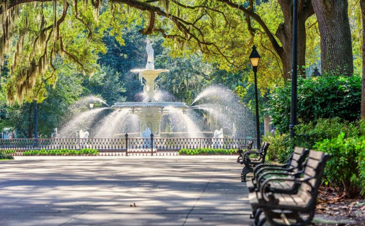 Forsyth Park in Savannah, Georgia