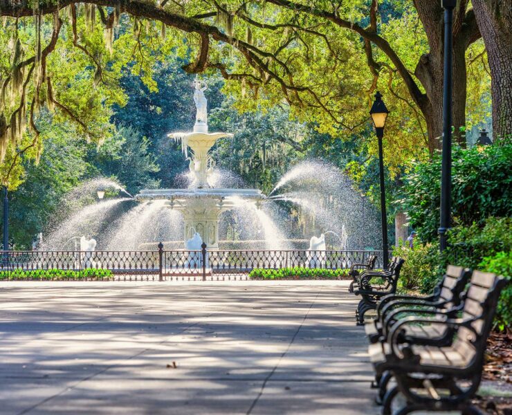 Forsyth Park in Savannah, Georgia