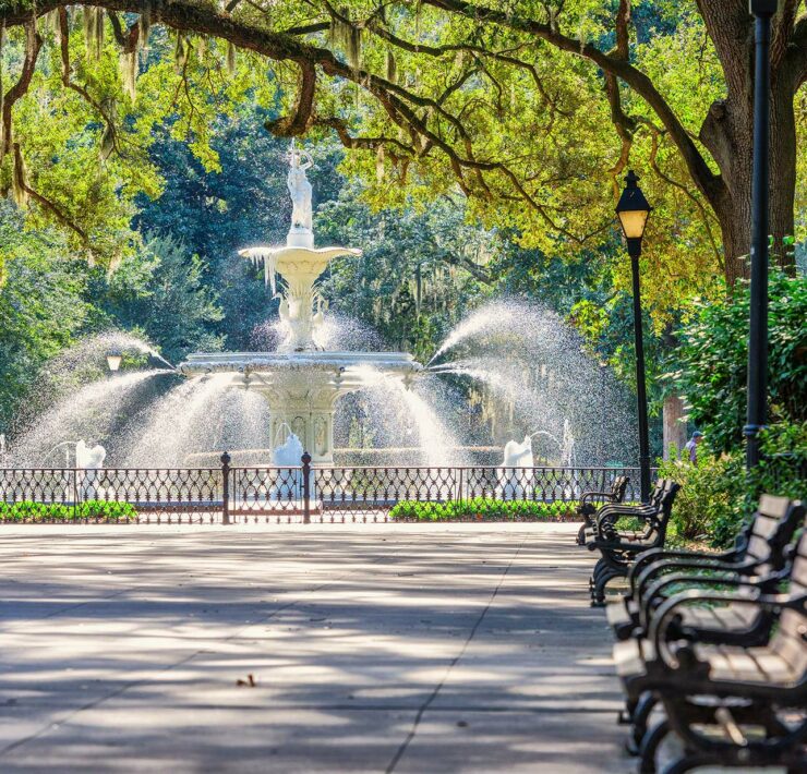 Forsyth Park in Savannah, Georgia